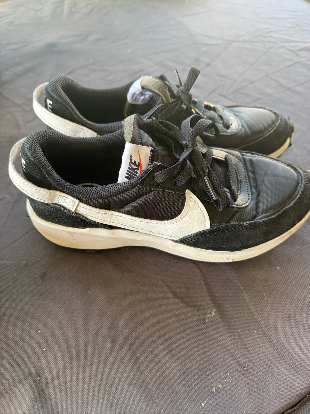 Nike Black and White Low-Top Sneakers